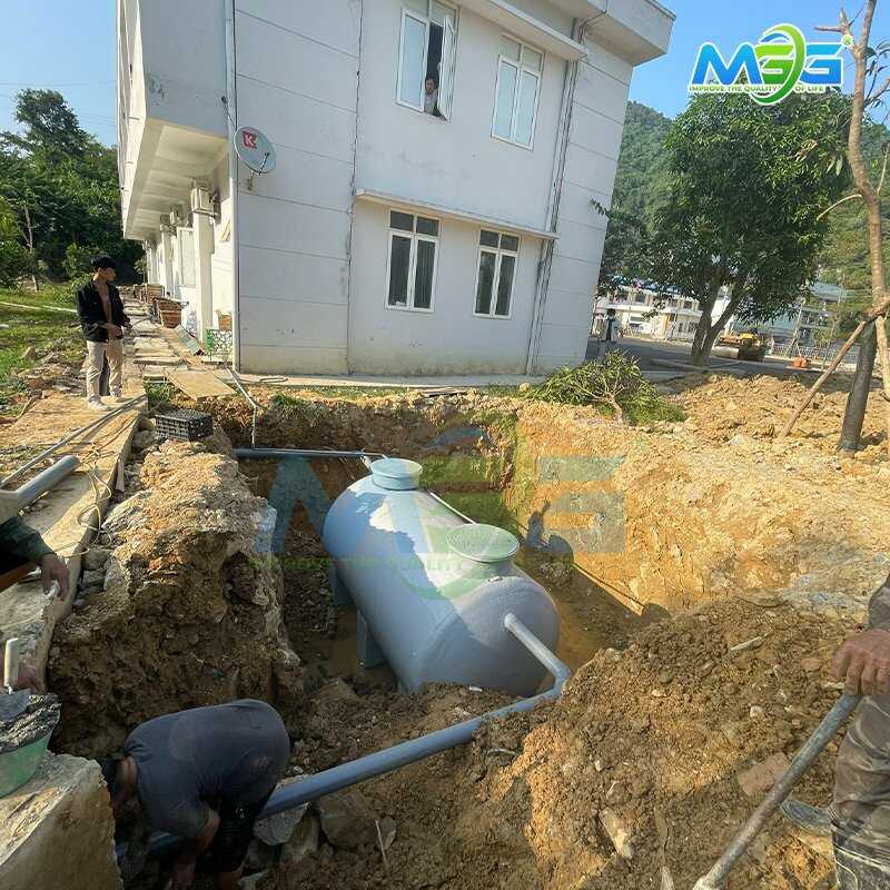 Hình ảnh thực tế GMC Vina lắp đặt thiết bị xử lý nước thải