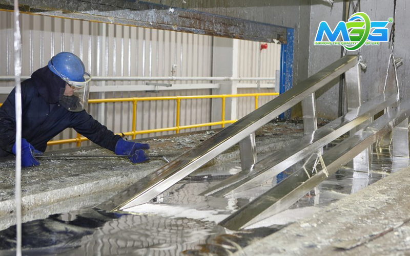 Nước thải ngành công nghiệp mạ kẽm với nhiều thành phần và tính chất đặc biệt