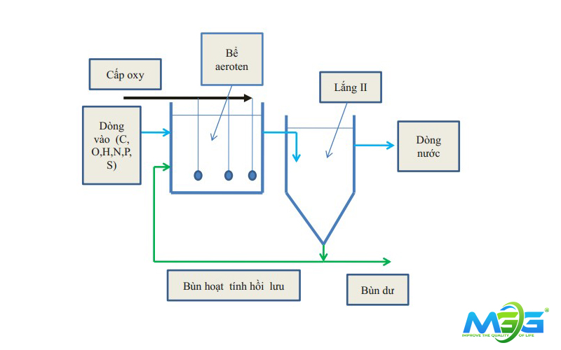 Phương pháp xử lý nước thải bằng bùn hoạt tính